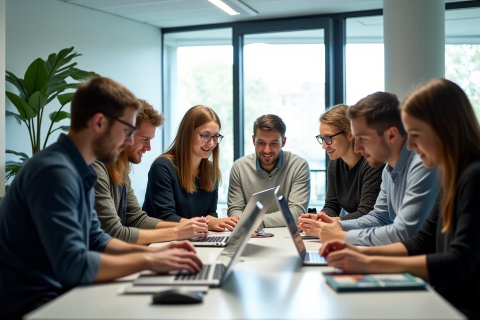 AlpineFork Team im Salzburger Büro