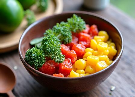 Vegane und gesunde Optionen